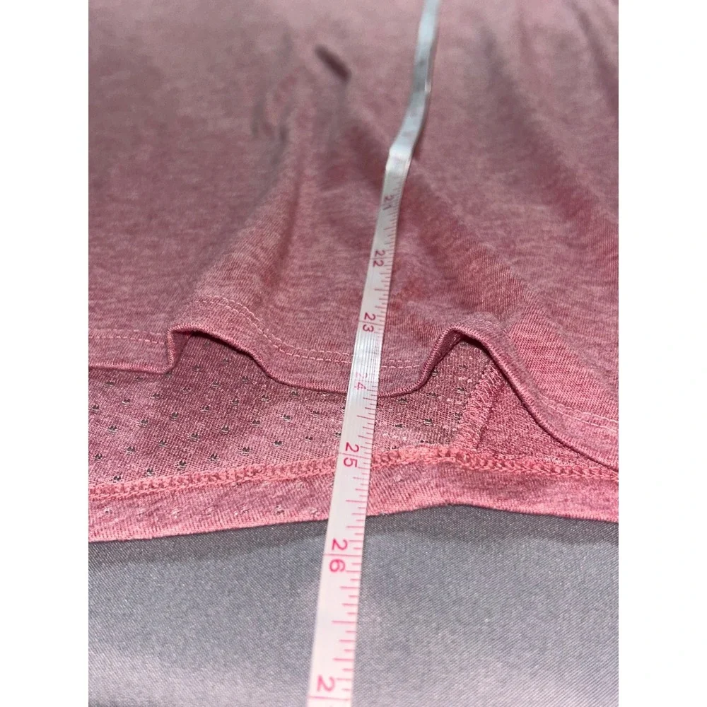 Nike Running Dri-FIT Shirt Pink Heather Reflective Short Sleeve 892813-618 M